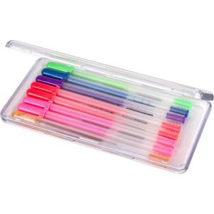 ArtBin 6902AG Slim Line Pen & Pencil Box, Small Art & Craft Organizer, [1] Plastic Storage Case, Translucent(1 Count (Pack of 1))